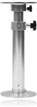 RV-Tischsockelbein, Abnehmbare Tischbeinhalterung für Boot, Yacht, Wohnmobil, Marine, Wohnwagen, Camping, 445–690 Mm, Verstellbar, 360° Drehbar, Abnehmbarer Standfuß aus