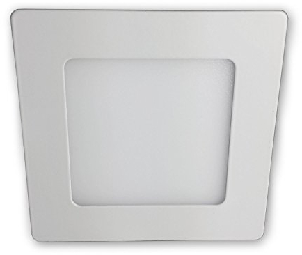6 W LED mini Panel Leuchte Einbaulampe quadratisch weiss 230V Panelleuchte warmweiß