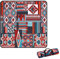 Hayisugal Picknickdecke 200x200 cm Stranddecke Sandfrei Wasserdicht Campingdecke Waschbar Strandunterlage Tragbare Picknickdecke für Strand,Picknick,Wandern,Park,Reisen, Boho A, 200 x 200 cm