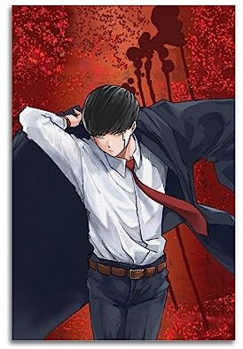 TONFON Mashle Magic And Muscles Anime-Poster, Bild, Druck, Leinwand, Gemälde, Schlafzimmer, Ästhetik, 40 x 60 cm, ungerahmt