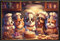 Piece of Mind Backhunde Puzzle 50x70cm - Puzzle Küche 1000 Teile Küchenmotiv, Geschenkideen für Hundebesitzer, Hundebesitzer Geschenk, Hunde Geschenk - Niedliche Hunde beim Backen