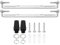 PATIKIL 140mm Lampenhalterung Decke Kit 2 Set Deckenhalterung Lampe Stahl Querleiste für Haus Büro Hängeleuchte Wand mit Schraube Unterlegscheibe Muttern Kit