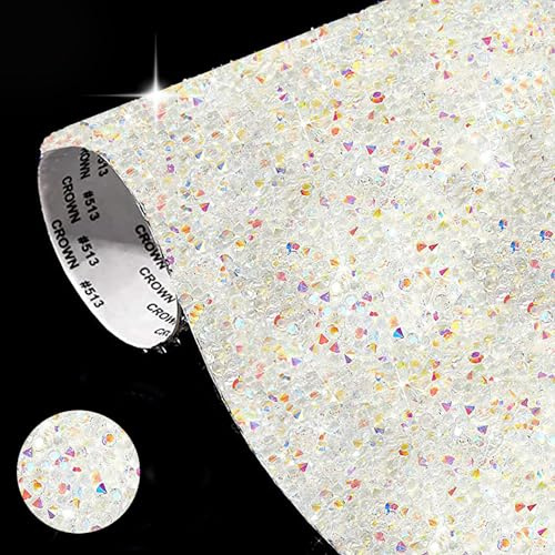 Bling Strass Aufkleber für DIY Home Decor - Selbstklebende Kristall Blatt Aufkleber für Autos, Geschenke, Hochzeiten, Jubiläen und Geburtstagsfeiern