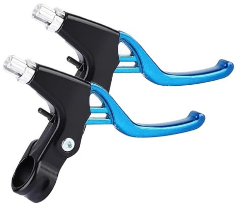 Jupsk leve del freno della bici, leve del freno a mano Leve del freno del manubrio in lega di alluminio Leve del freno della maniglia 2,2 cm di diametro per la maggior parte