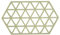 Zone Denmark, Triangles Topfuntersetzer/Untersetzer für Auflauf-/Ofenformen, Silikon, 24 x 14 cm, Matcha Green
