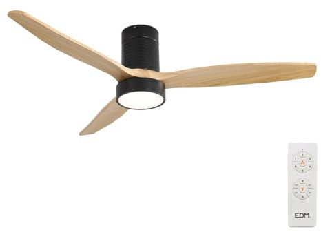 EDM Ventilador de Techo con Luz 33823 Kara 30 W 2190 Lm