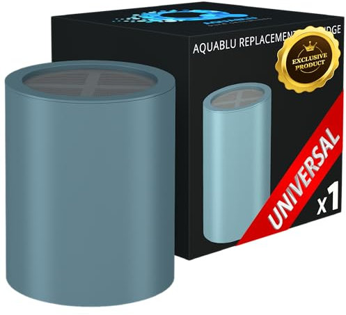 WeAQUA Premium Replacement Cartridge 1 Pack – Advanced 99% Removal System for Hard Water, Chlorine, Fluoride & Heavy Metals – Universal Fit Shower Filter