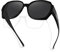 Meeloog Polarisierte Überbrille Sonnenbrille für Damen Herren, UV400 Schutz Sonnenbrille, Quadrat Übergroße Brille zum Fahren DEMST2106 (D1 Schwarz Rahmen/Graue Linse)