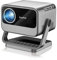 【Netflix Certifié & Auto Focus】 Videoprojecteur 4K WiFi Bluetooth, 26000 Lumen Full HD 1080P RetroProjecteur, Son Stéréo 3D & Auto Keystone XuanPad Projecteur pour iOS/Android/Laptop/PS5 HDMI AV