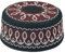 XGOPTS Muslimische Kufi-Hüte für Männer Gebetsmütze Islam für Herren Islam Gebet Kopfbedeckung Taqiya,Takke Mützen Islamische Geschenke(Kopfumfang 59 cm Rot)