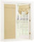 YedZen Rideaux de porte occultants - 66 x 173 cm - Beige - Store de porte français à coller sur les rideaux pour brise-vue et contrôle de la lumière - Pour la vie privée - Rideau occultant à nouer
