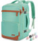 Velaybor 40L Travel Backpack with USB Charging Port, Water-Resistant Carry On Backpack for Men Women, Business Laptop Pack for Men & Women, Trips & Commutes, Fits 15.6/17.3 Inch Laptop (Green)