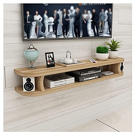 Floating Tv Stand Cabinet Tv Stand Cabinet Tv Wall Units per Soggiorno Tv Console Tv Stand Wall Mounted Cabinet Adatto per Soggiorno Camera da Letto Ufficio, ZIUTNSAV, c, 120 * 22 * 15Cm