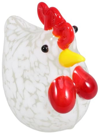 TOYANDONA Adornos De Figura De Pollo De Decoración Creativa De Estatua De Animal Decoración De Escritorio