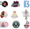 Musik-Anstecknadeln, Sänger, Emaille, Songtext, Album, inspiriertes Anstecknadel-Set, Kleidung, Hüte, Jacke, Jeans, Legierung, Anstecknadeln, Geschenk für Musikliebhaber, Sänger-Fans, 9 Stück