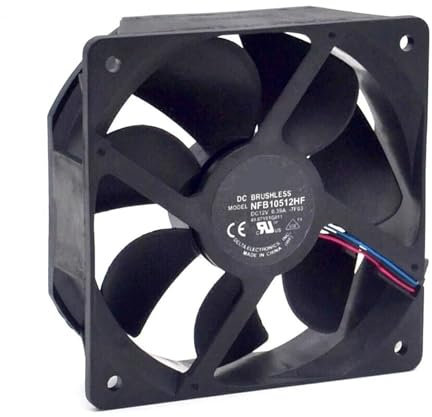 Ventilateur de refroidissement carré for serveur, 1 pièce, NFB10512HF -7F03, 12 V, 0,39 A, connecteur 3 fils, 3 broches, 70 mm, 105 x 105 x 32 mm