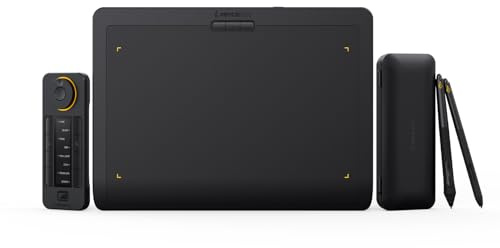 Xencelabs Pen Tablet Medium Bundle v2, tablet de dibujo a nivel de estudio, tableta gráfica HP Anyware compatible con dos bolígrafos v2 y teclas rápidas, conexión inalámbrica privada Bluetooth 5.0