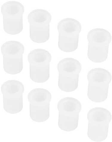 STOBAZA Thick Silicone Drain Plugs 12Pcs 8Mm Flexible Stopper Caps for Water Dispenser Tubes and Outlet Sealing