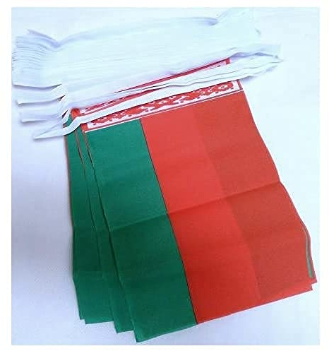 AZ FLAG Belarus Bunting 6 m 20 flags Light Polyester 21x15 cm
