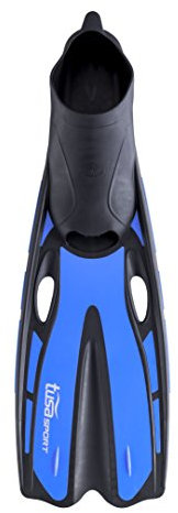 TUSA Sport Hydrofoil Vented Blade Full Foot Pocket Schnorchelflosse, blau, X-Large