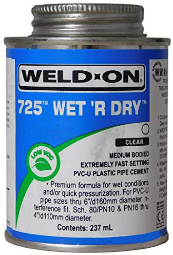 Weld-On 725 Wet R Dry Plastic Welding Glue