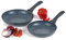 Russell Hobbs COMBO-4842A Nightfall Stone 2 Piece Pan Set, Non-Stick Frying Pan Set, 20/24 cm Crepe Pan, Induction Hob Fry Pan, Pressed Aluminium Cookware with Soft Touch Handles, Omelette Pan