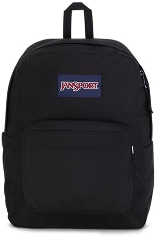 JanSport Superbreak Backpack - Lightweight School Pack, Black