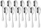 Meisha Teaspoons, Stainless Steel Tea Spoons Mirror Polishing Spoon Set Dishwasher Safe, Set of 12 - Silver