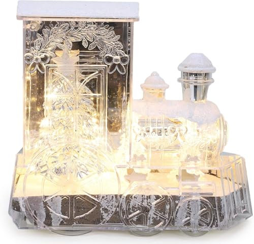 Toyland® - Decorazione natalizia con albero e renna, 24 cm