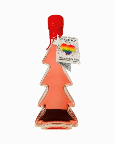 200ml Cherry Gin In Christmas Tree Bottle