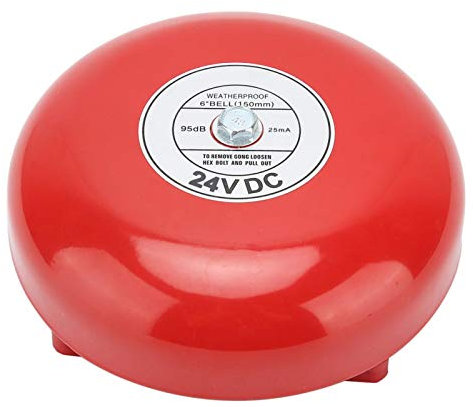 100db high Decibel fire Alarm Bell 6 inch internal Strike Non Sparking Electric Bell for fire Alarm Emergency Evacuation(DC 24V)