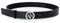 Armani Exchange Cinta Damen Textur Logo 941153 cc757, Schwarz, 85 cm