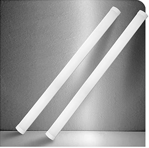 BrightFly 2er Pack LED Feuchtraumleuchte 120CM, LED Röhre 32W 3550LM Tageslichtweiß 6500K, IP40 LED Leuchtstoffröhre 120cm Für Keller Werkstatt Garage Küche Bad Büro