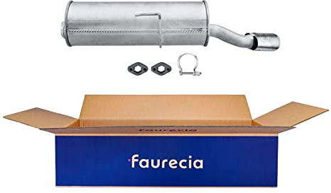 HELLA 8LD 366 027-471 Endschalldämpfer - Easy2Fit Kit - hinten - einteilig | Kompatibel mit: CITROËN SAXO