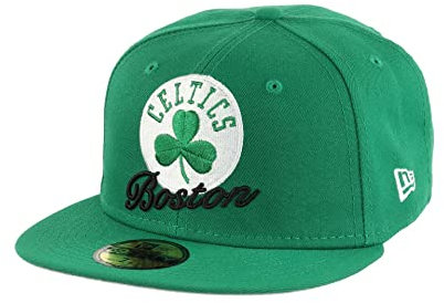 New Era Boston Celtics Dual Logo Green 59Fifty Basecap - 7 3/4-62cm (XXL)