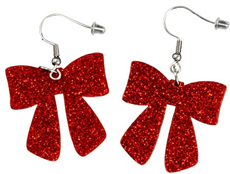 Weihnachts-Ohrringe, Schmuck, für Männer/Frauen, antiallergisch, leicht, Polyvinylchlorid