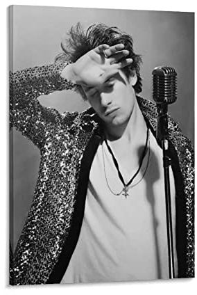 XINGSHANG Jeff Buckley Poster Sänger Poster Musikposter Superstar Poster Bild Druck Wandkunst Poster Gemälde Leinwand Poster Kunstwerke Raum Ästhetik 60 x 90 cm