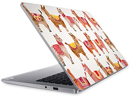 Head Case Designs Offizielle Cat Coquillette Alpaka Tiere Vinyl Haut Aufkleber Abziehbild Abdeckung kompatibel mit Mi Notebook 14 (2020)