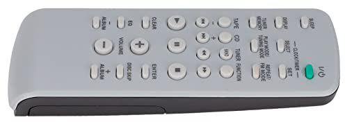 per Mhc Gx45 Telecomando per Rm Sc55 Abs Telecomando Sostitutivo Telecomando Universale in Plastica Portatile per Rm‑Sc3 Rm‑Sc30 Cd Hifi System