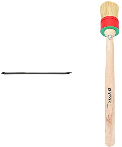 KS TOOLS 911.8147 Démonte Pneu Extra Longueur 535 mm & 100.4020 Pinceaux pour Graisse à Pneu
