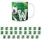 Football Letter W Mug - White Initial Personalised Alphabet Tea Coffee Gift Mug Present