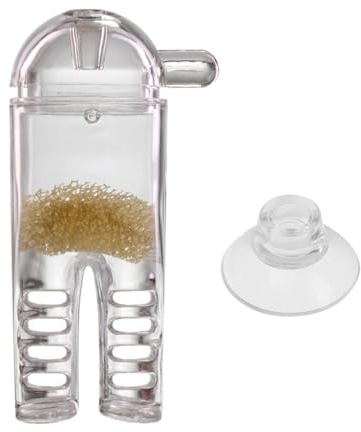 DONGKER Schneckenfalle für Aquarien, Transparent Acryl Schneckenfänger, Multifunktional Red Worm Futterautomat für Aquarium