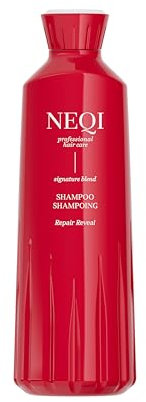 NEQI REPAIR REVEAL Shampoo 330ml – Reparierendes Shampoo mit Phytokeratin, Sulfatfrei, Vegan, Für Strapaziertes Haar, Sanfte Reinigung, Hergestellt in Italien
