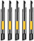 Gebildet 5Stück Selbstsichernde Cuttermesser für Rechts- und Linkshänder/Schwarze 9mm Abbrechklingen/60° Blace-Messer/Allzweckmesser/Grafikmesser (schwarzer Halter)