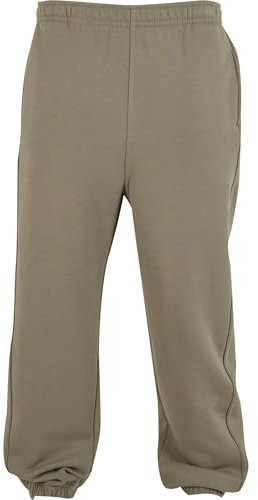 Urban Classics Herren Trainingshose Sweatpants, Jogginghose für Männer, Straight Leg, Reißverschlüsse an den Beinabschlüssen, XL, palegreen