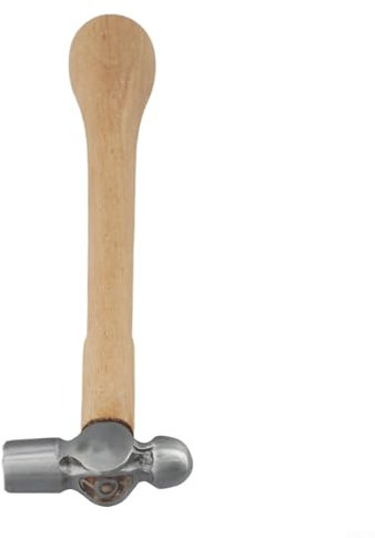 Martello per la creazione di gioielli da argentiere e orafo con manico in legno, alta durezza per una lavorazione precisa (A)