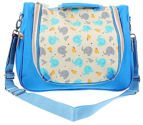 Beatifufu Transporttasche Für Kinderwagen Wickeltasche Mit Vielen Fächern Cartoon Handtasche Verstellbarer Schultergurt Geeignet Für Flaschen Windeln Und