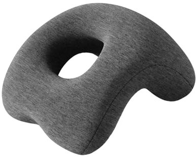 FytStycale Schreibtisch-Nickerchenkissen, Büro-Schlafkissen mit Aufbewahrungstasche, bequemes Schlafkissen, Kopfstützenkissen, Dunkelgrau