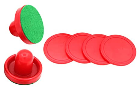 BELLIFFY Air Hockey Spiel Set 76mm Harz Pucks Drücker Hockey Teile Maschine Zubehör Indoor Tisch Eishockey Spiel