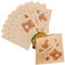 CutitiUU Greaseproof Paper Sheets 50 pcs Burger Paper Sheets Grease Proof Wrap Sheet Sandwich Paper Baking Wrapping Paper Printed for Hamburger Bread Doughnut Sandwich Crepes Fried Food,18 * 18cm (B)